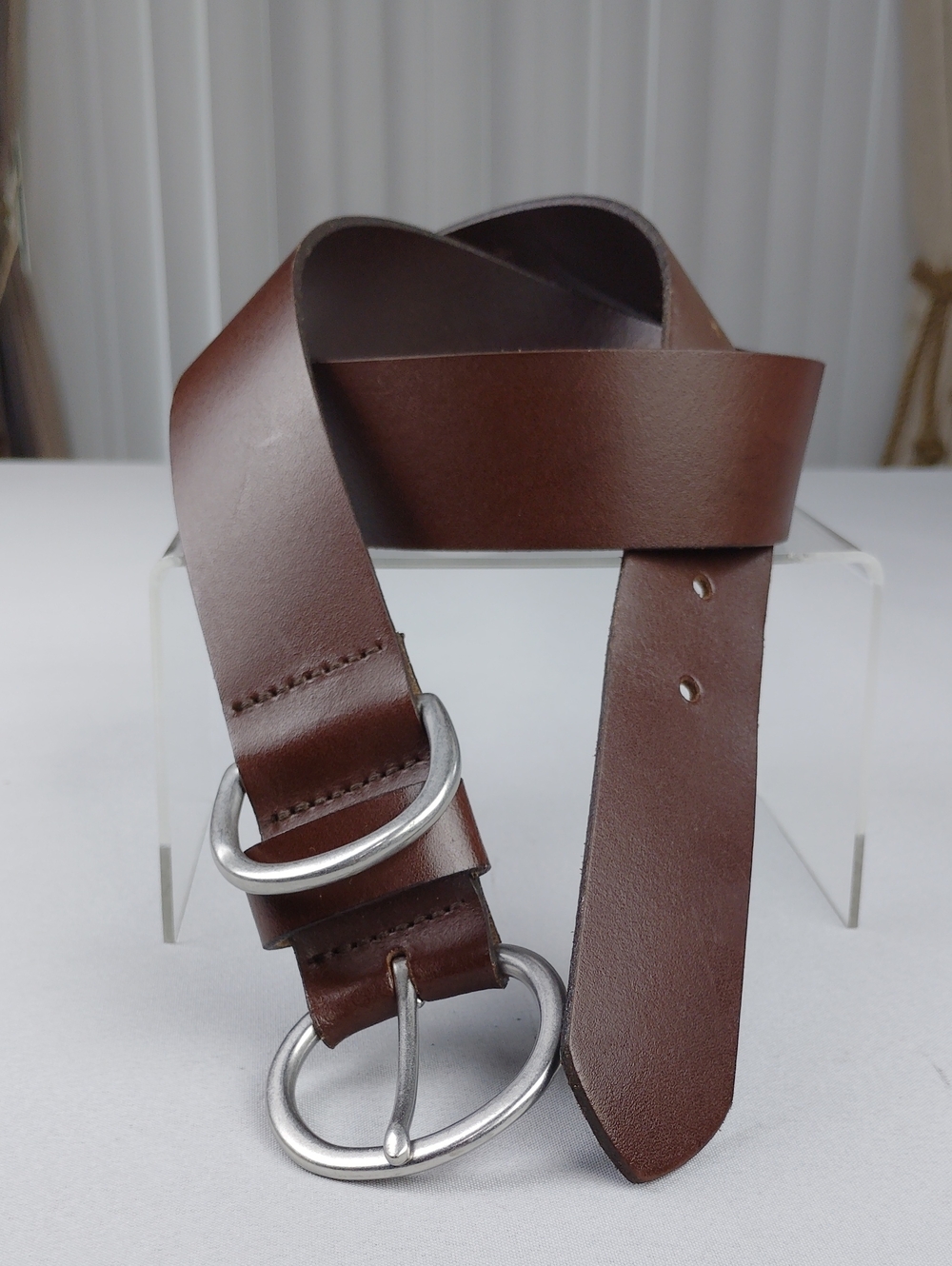 Brown Genuine Leather Womens Belt.